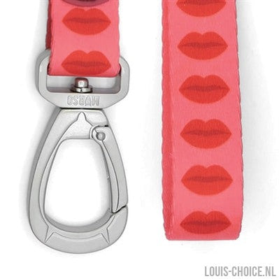 Morso Hondenriem Gerecycled Lipstick Roze-MORSO-Louis Choice