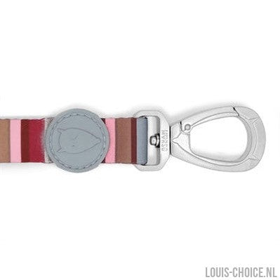 Morso Hondenriem Gerecycled Skyline Rood / Roze-MORSO-Louis Choice