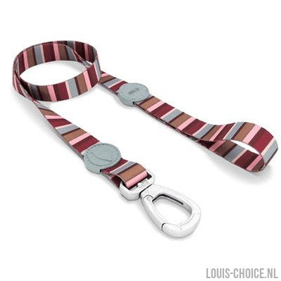 Morso Hondenriem Gerecycled Skyline Rood / Roze-MORSO-Louis Choice