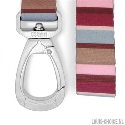 Morso Hondenriem Gerecycled Skyline Rood / Roze-MORSO-Louis Choice