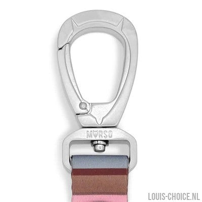 Morso Hondenriem Gerecycled Skyline Rood / Roze-MORSO-Louis Choice