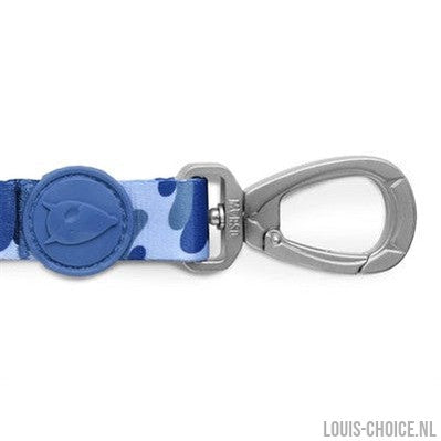 Morso Hondenriem Gerecycled Splash Blauw-MORSO-Louis Choice