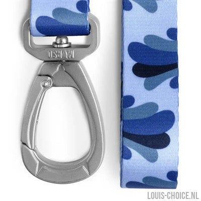 Morso Hondenriem Gerecycled Splash Blauw-MORSO-Louis Choice
