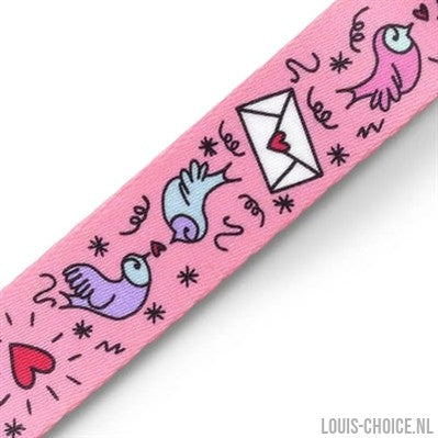 Morso Hondenriem Gerecycled Sweet Tweet Roze-MORSO-Louis Choice