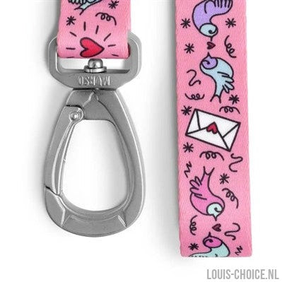 Morso Hondenriem Gerecycled Sweet Tweet Roze-MORSO-Louis Choice