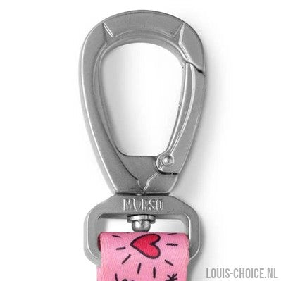 Morso Hondenriem Gerecycled Sweet Tweet Roze-MORSO-Louis Choice