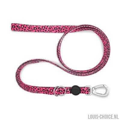 Morso Hondenriem Verstelbaar Gerecycled Bubble Leo Roze-MORSO-Louis Choice