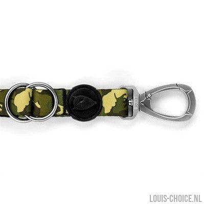 Morso Hondenriem Verstelbaar Gerecycled Full Metal Dog Bruin-MORSO-Louis Choice