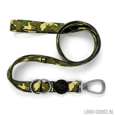 Morso Hondenriem Verstelbaar Gerecycled Full Metal Dog Bruin-MORSO-Louis Choice