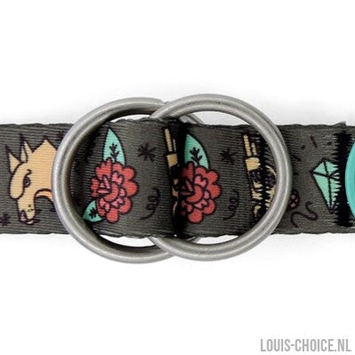 Morso Hondenriem Verstelbaar Gerecycled Ink Tank Groen-MORSO-Louis Choice