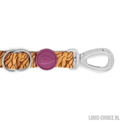 Morso Hondenriem Verstelbaar Gerecycled Jungle Drum Oranje-MORSO-Louis Choice