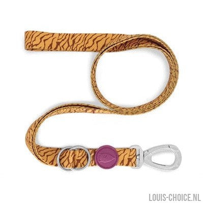 Morso Hondenriem Verstelbaar Gerecycled Jungle Drum Oranje-MORSO-Louis Choice