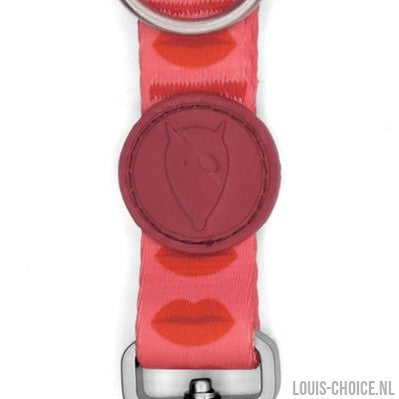 Morso Hondenriem Verstelbaar Gerecycled Lipstick Roze-MORSO-Louis Choice