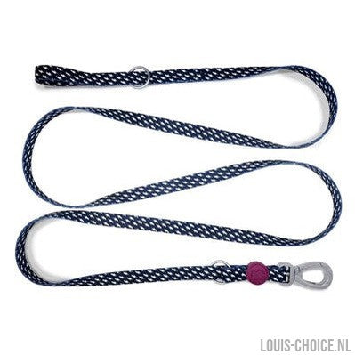 Morso Hondenriem Verstelbaar Gerecycled Power Flow Zwart-MORSO-Louis Choice