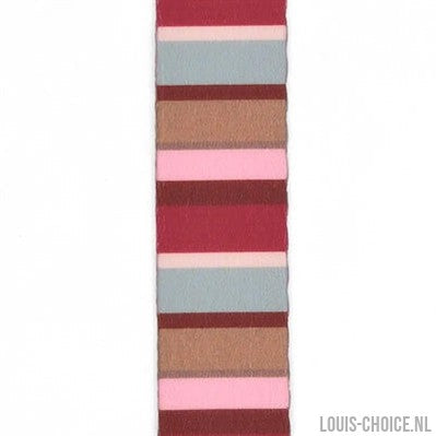 Morso Hondenriem Verstelbaar Gerecycled Skyline Rood / Roze-MORSO-Louis Choice