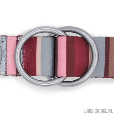 Morso Hondenriem Verstelbaar Gerecycled Skyline Rood / Roze-MORSO-Louis Choice