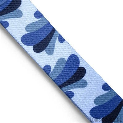 Morso Hondenriem Verstelbaar Gerecycled Splash Blauw-MORSO-Louis Choice