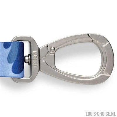 Morso Hondenriem Verstelbaar Gerecycled Splash Blauw-MORSO-Louis Choice