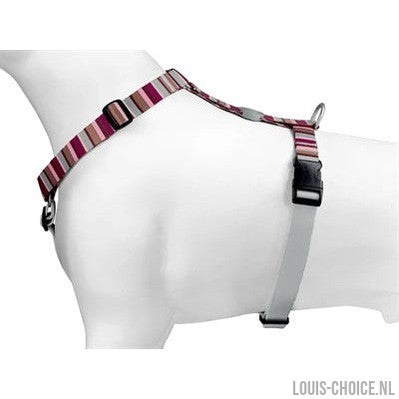 Morso Hondentuig H-Tuig Gerecycled Skyline Rood / Roze-MORSO-Louis Choice