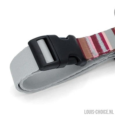 Morso Hondentuig H-Tuig Gerecycled Skyline Rood / Roze-MORSO-Louis Choice