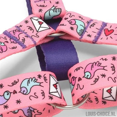 Morso Hondentuig H-Tuig Gerecycled Sweet Tweet Roze-MORSO-Louis Choice
