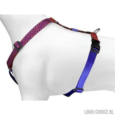 Morso Hondentuig H-Tuig Gerecycled Urban Lizard Rood-MORSO-Louis Choice
