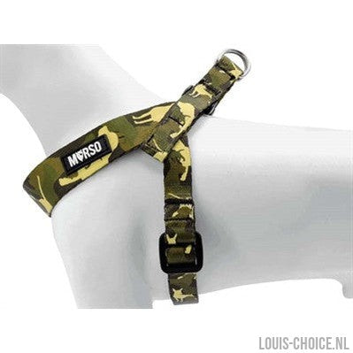 Morso Mini Hondentuig Verstelbaar Gerecycled Full Metal Dog Bruin-MORSO-Louis Choice