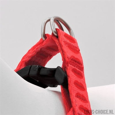 Morso Mini Hondentuig Verstelbaar Gerecycled Lipstick Roze-MORSO-Louis Choice
