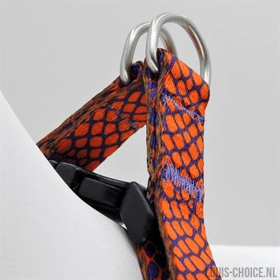 Morso Mini Hondentuig Verstelbaar Gerecycled Urban Lizard Rood-MORSO-Louis Choice