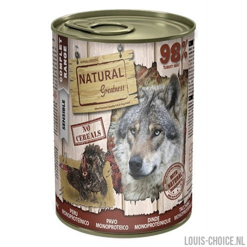 Natural Greatness Monoprotein Turkey Recipe-NATURAL GREATNESS-Louis Choice