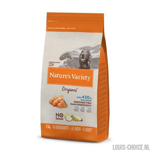 Natures Variety Original Adult Medium / Maxi Salmon No Grain-NATURES VARIETY-Louis Choice