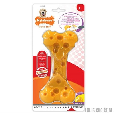 Nylabone Dura Chew Cheese Bone-NYLABONE-Louis Choice
