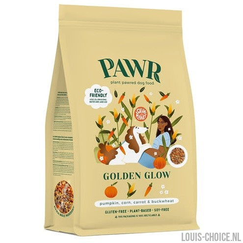 Pawr Plantaardig Vegan Golden Glow Wortel / Maïs / Pompoen / Boekweit-PAWR-Louis Choice
