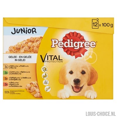 Pedigree Multipack Maaltijdzakjes Junior In Gelei-PEDIGREE-Louis Choice