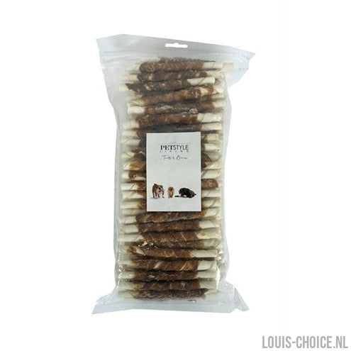Petstyle Living Gedraaide Stick Met Eend-PETSTYLE LIVING-Louis Choice