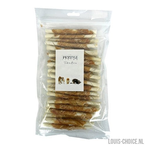 Petstyle Living Gedraaide Stick Met Kip-PETSTYLE LIVING-Louis Choice