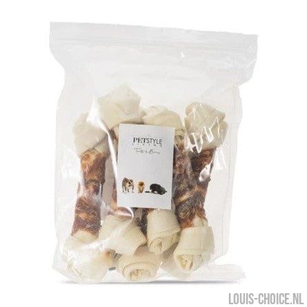 Petstyle Living Geknoopt Bot Wit Met Eend-PETSTYLE LIVING-Louis Choice