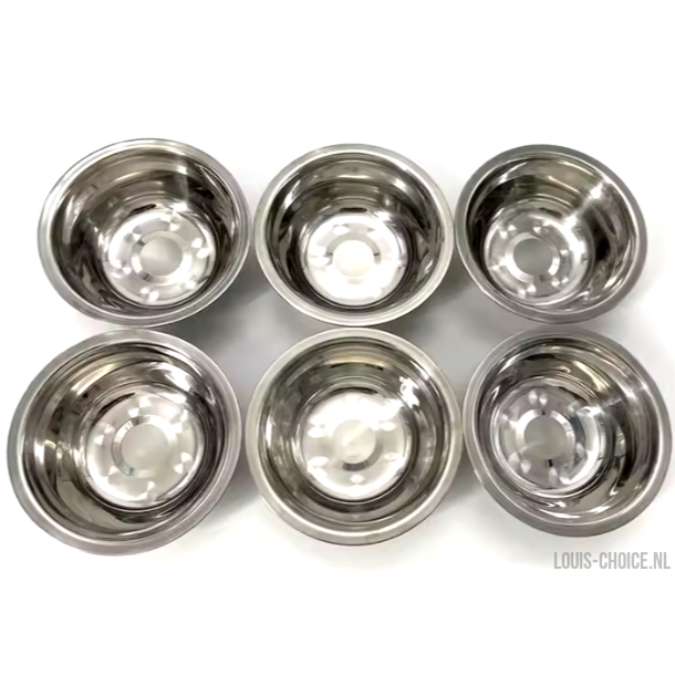 Puppy Voertray - 6 RVS bakjes-Topmast-Louis Choice