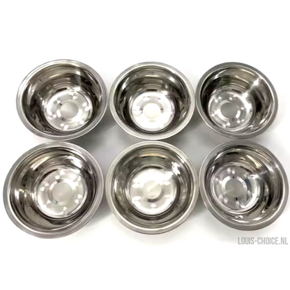 Puppy Voertray - 6 RVS bakjes-Topmast-Louis Choice