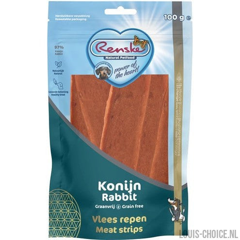 Renske Gezonde Beloning Vlees Strip Konijn-RENSKE-Louis Choice