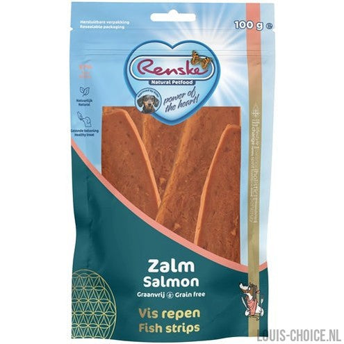 Renske Gezonde Beloning Vlees Strip Zalm-RENSKE-Louis Choice