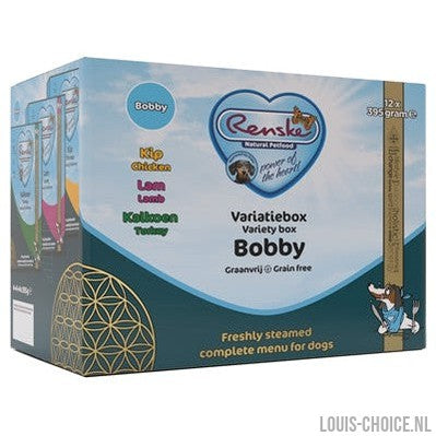 Renske Vers Vlees Variatiebox Bobby Graanvrij Kip/Lam/Kalkoen-RENSKE-Louis Choice