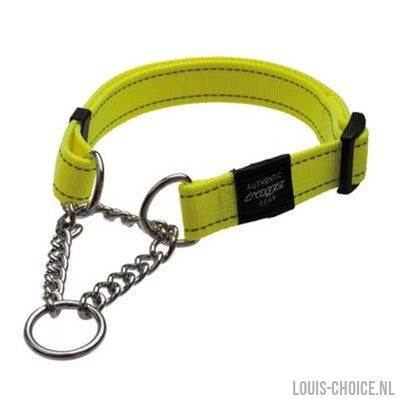 Rogz For Dogs Fanbelt Halfslip Halsband Geel-ROGZ FOR DOGS-Louis Choice