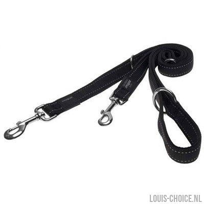 Rogz For Dogs Lumberjack Multipurpose Lijn Zwart-ROGZ FOR DOGS-Louis Choice