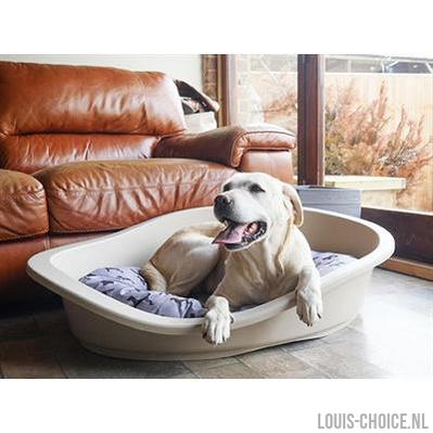 Rosewood Hondenkussen All Seasons Ovaal Hondenprint / Grijs-ROSEWOOD-Louis Choice