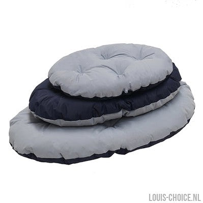 Rosewood Hondenkussen Tough & Mucky Ovaal Grijs / Navy-ROSEWOOD-Louis Choice