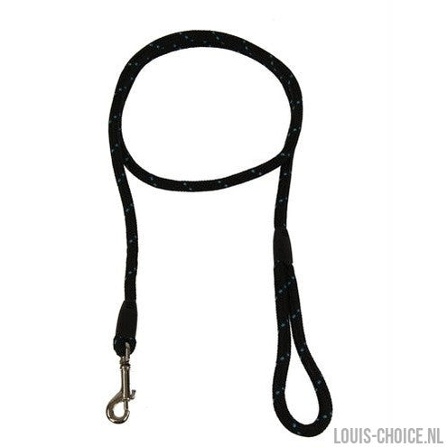 Rosewood Hondenriem Touw Zwart / Blauw-ROSEWOOD-Louis Choice