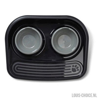 Savic Butler Voerstation Happy Planet Zwart-SAVIC-Louis Choice