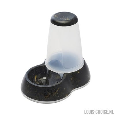 Savic Voerdispencer Loop Marble Zwart / Goud-SAVIC-Louis Choice