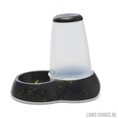 Savic Voerdispencer Loop Marble Zwart / Goud-SAVIC-Louis Choice